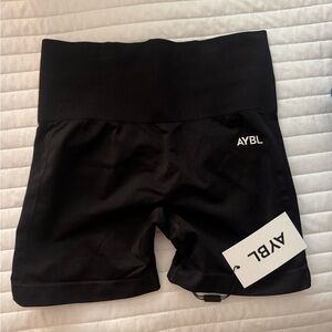 NWT AYBL Empower Seamless Black Shorts